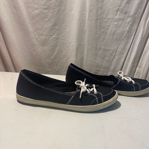 Naturalizer Shoes - Naturalizer black canvas slip on shoes size 8N